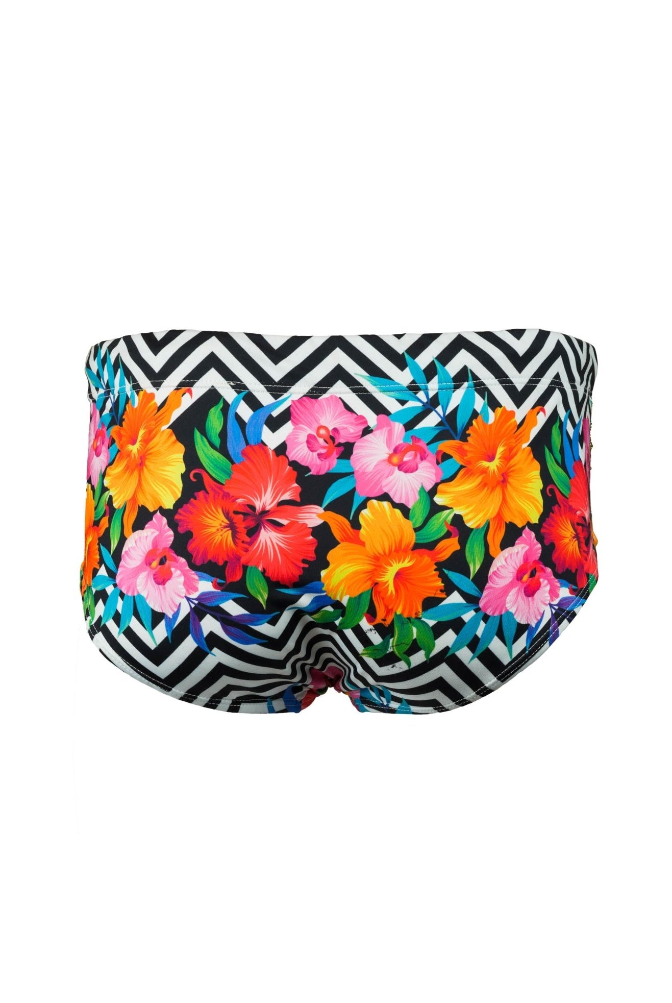 Caldera - Floral Sequin Swim Briefs - Calaswim - Calaswim