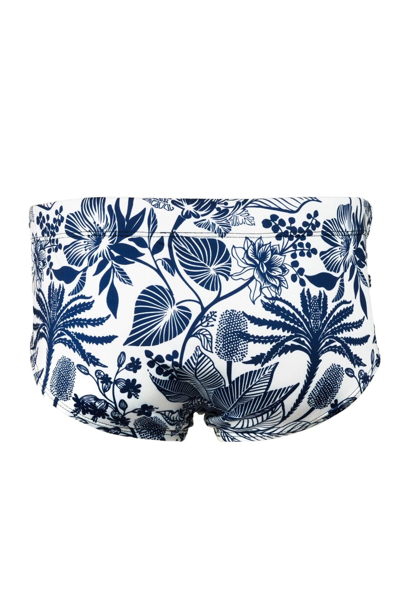 Milos - Beaded Botanical Swim Briefs - Calaswim - Calaswim