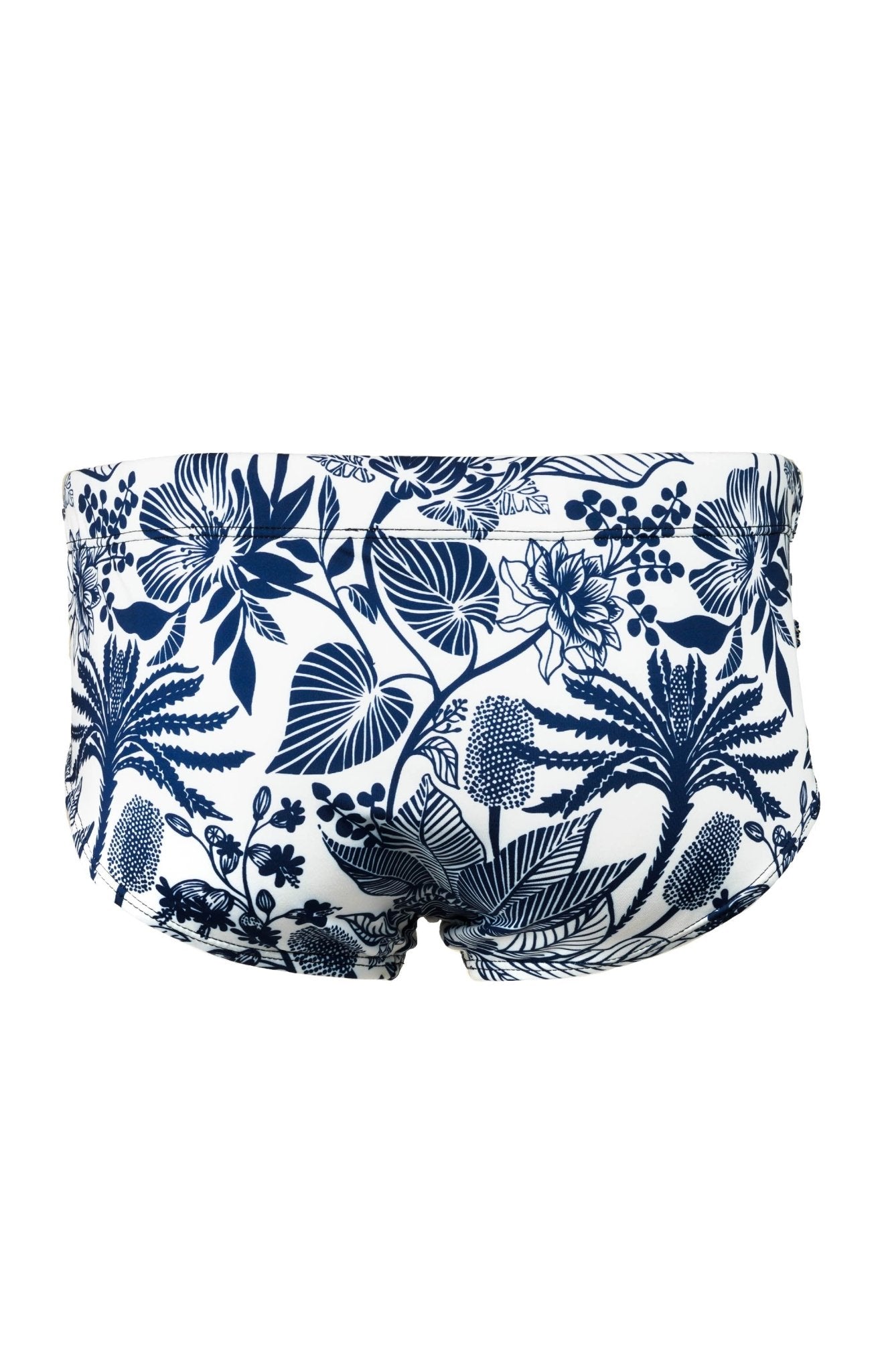 Milos - Beaded Botanical Swim Briefs - Calaswim - Calaswim