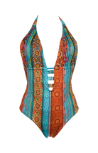 Boho One Piece handmade Swimsuit