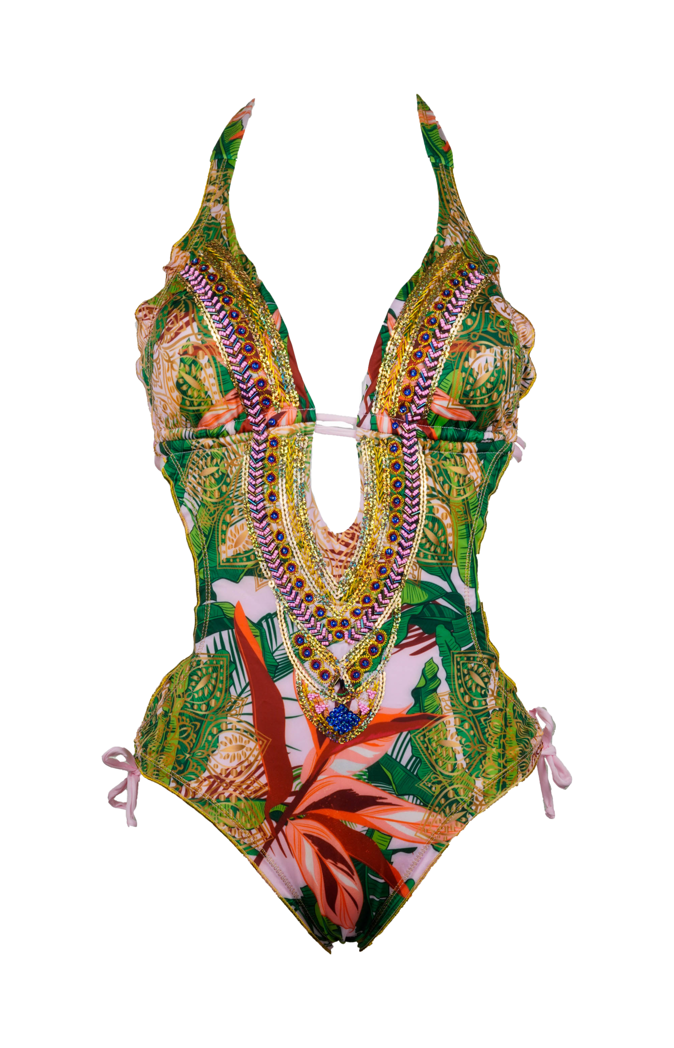 Boadella - Floral Printed Monokini - Calaswim - Calaswim