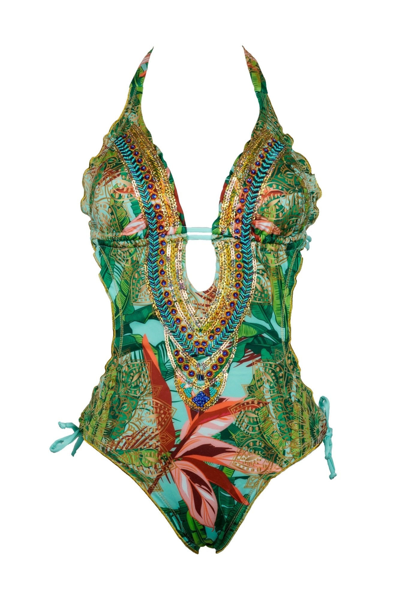 Boadella - Floral Printed Monokini - Calaswim - Calaswim