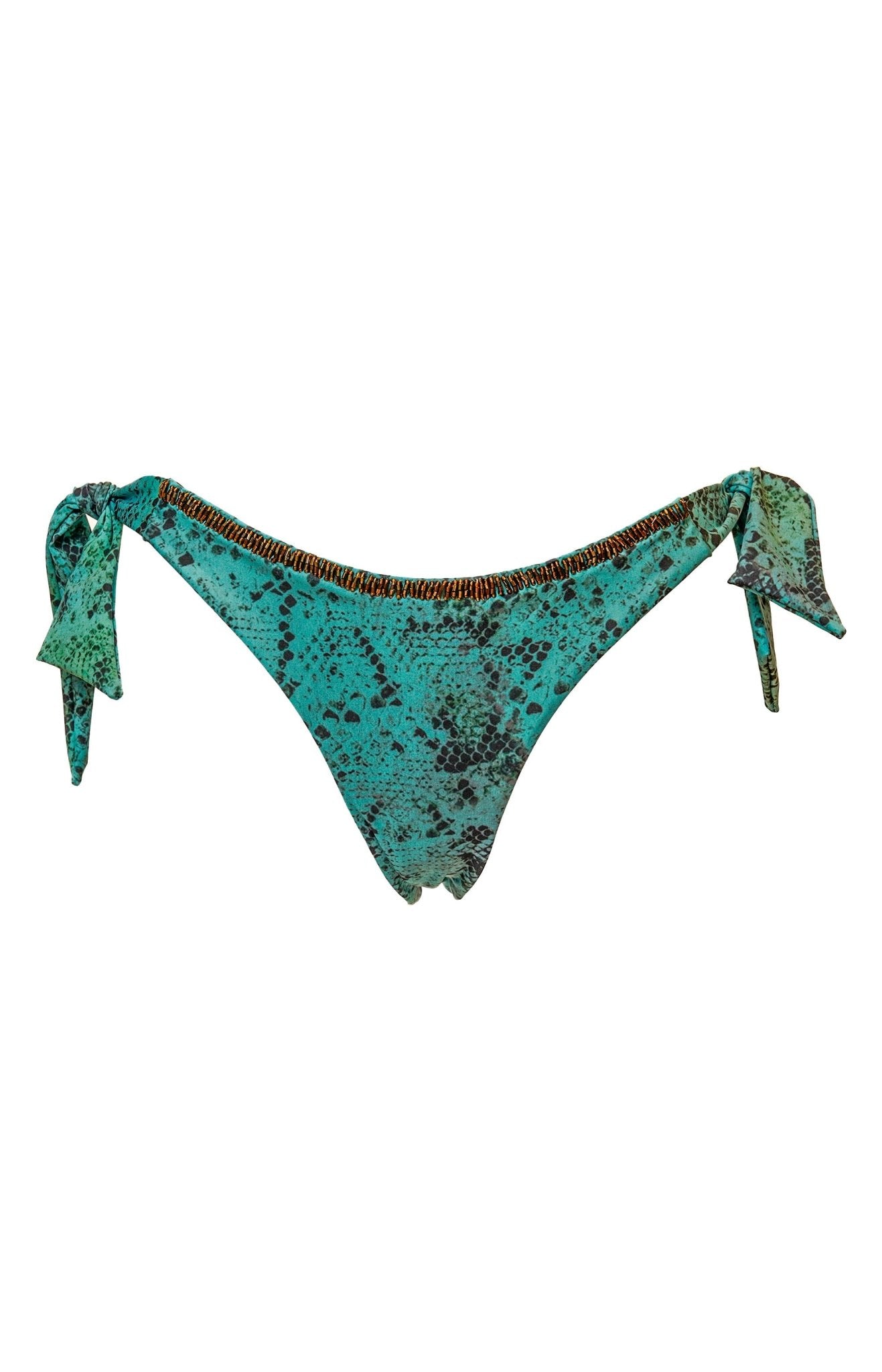 Chia - Rich Green Ombre Bikini Bottom - Calaswim - Calaswim