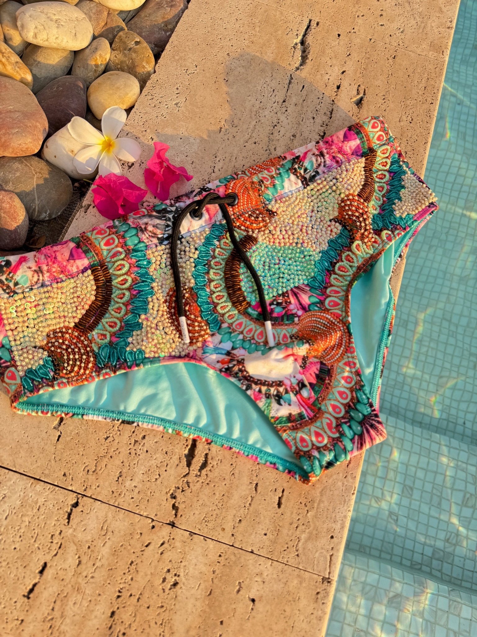 Formentor - Beaded Paisley - Printed Briefs - Calaswim - Calaswim