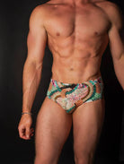 Formentor - Beaded Paisley - Printed Briefs - Calaswim - Calaswim