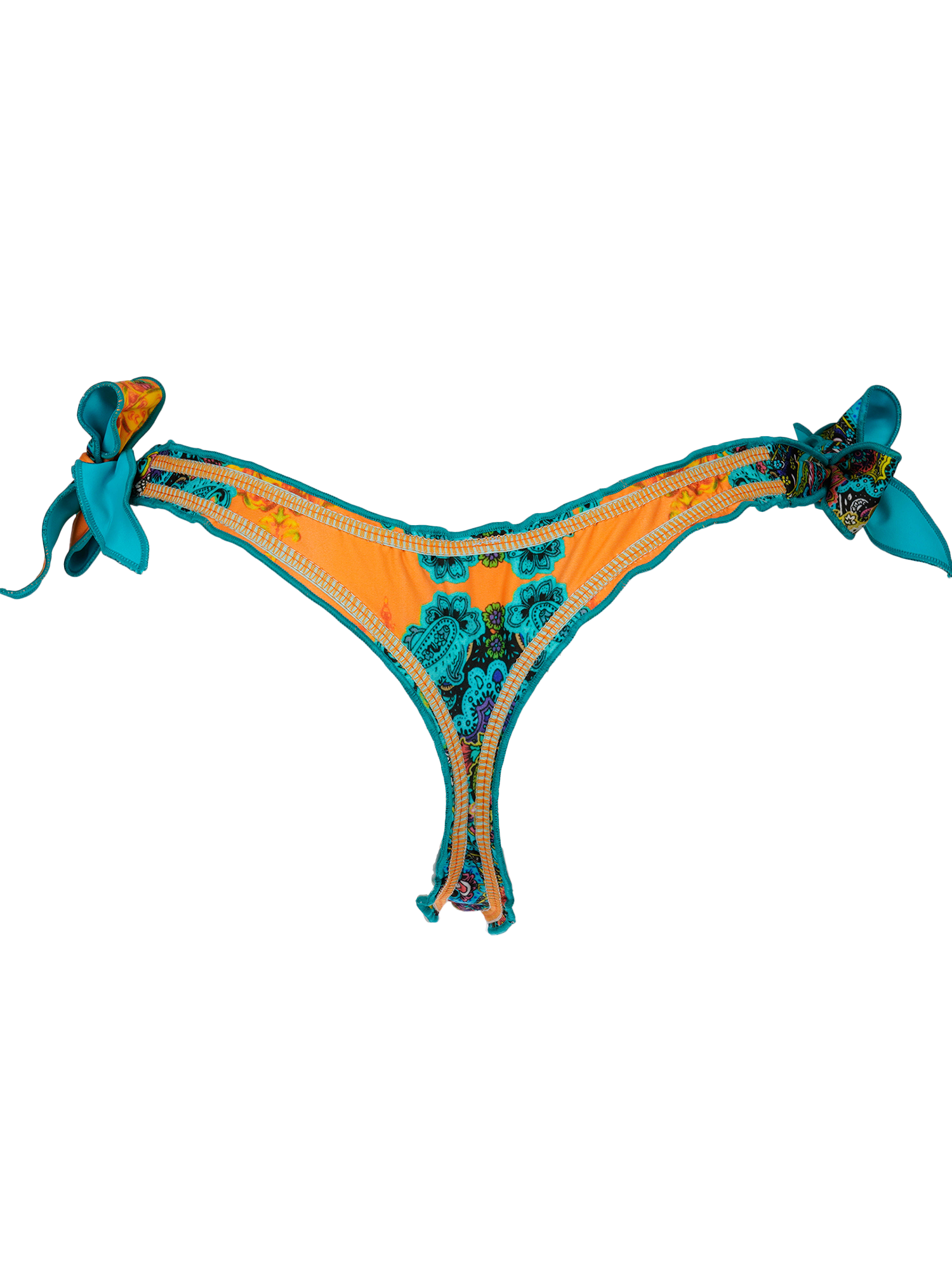 Marbres - Tropical Paisley Bikini Bottom - Calaswim - Calaswim