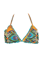 Marbres - Tropical Paisley Bikini Top - Calaswim - Calaswim
