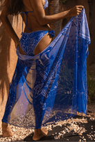 Sereia Cover-up – Blue & White Printed Beach Cover-up | CALASWIM - CALASWIM - Calaswim