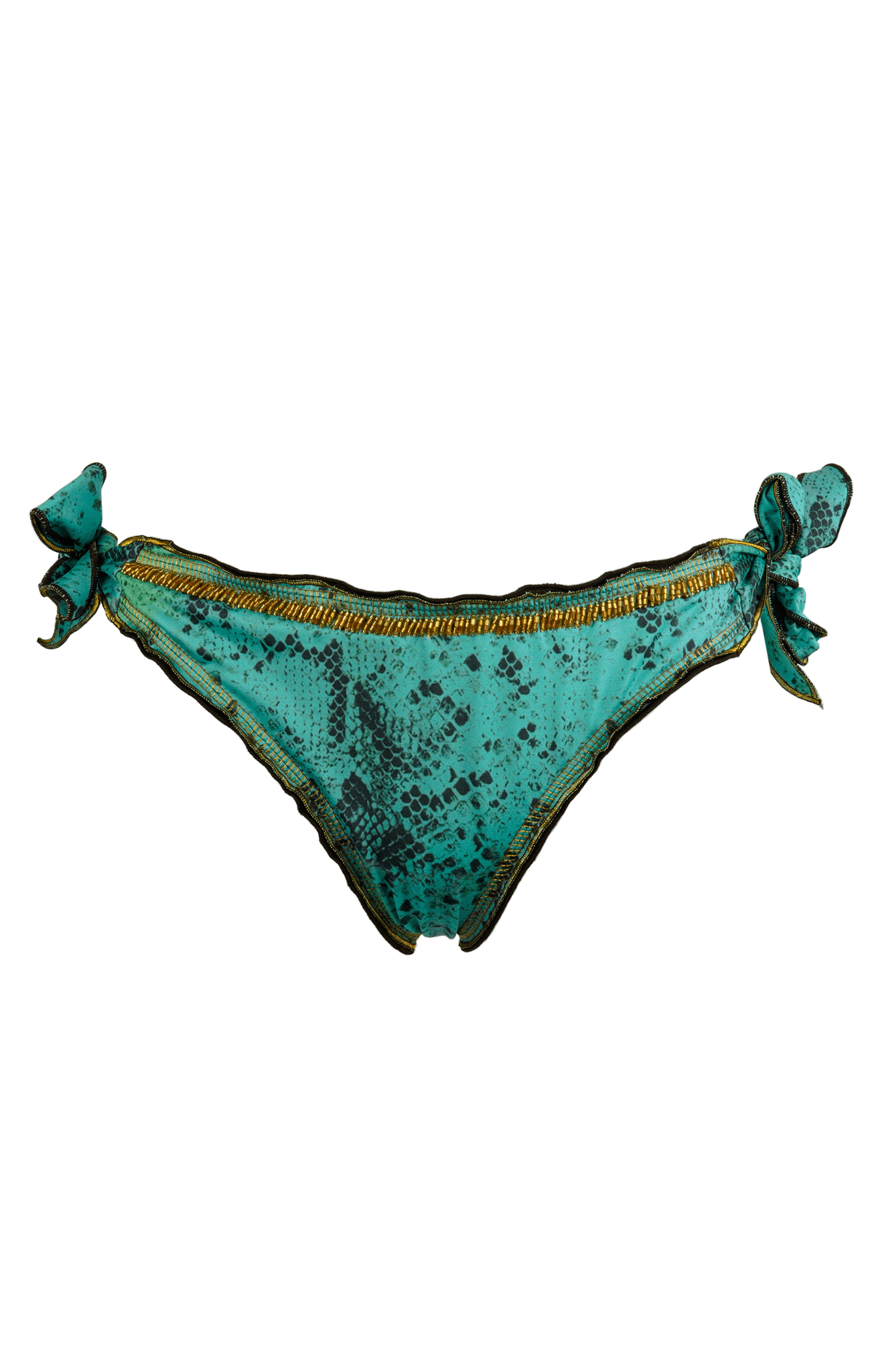 Chia - Rich Green Ombre Bikini Bottom - Calaswim - Calaswim