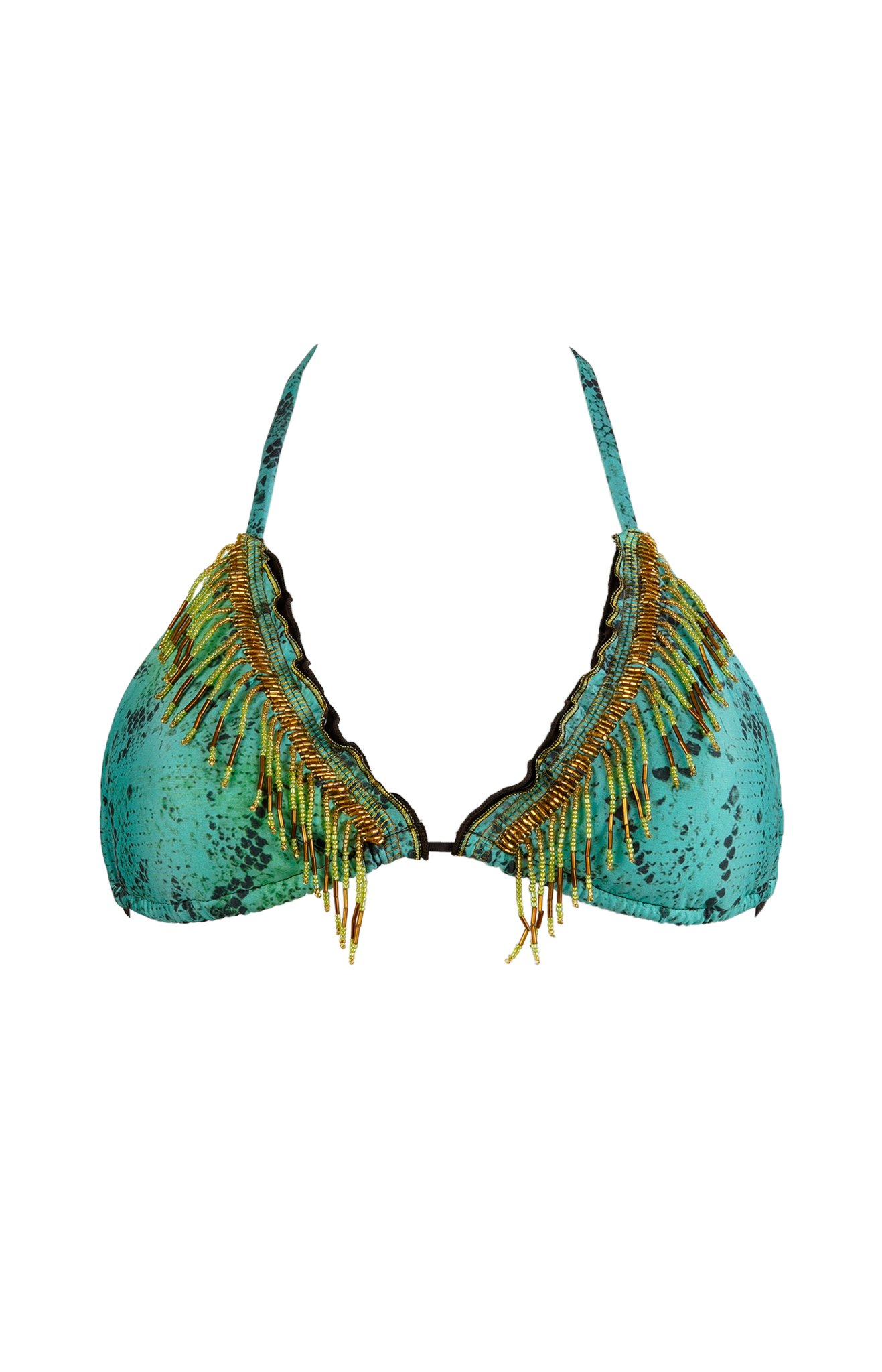 Chia - Rich Green Ombre Bikini Top - Calaswim - Calaswim